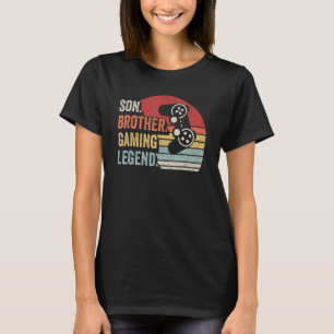 Retro Son Brother Gaming Legend Gaming Gamer Birth T-Shirt
