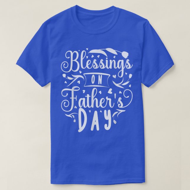 Retro Son Daughter Family Matching Blessing On Fat T-Shirt (Design Front)