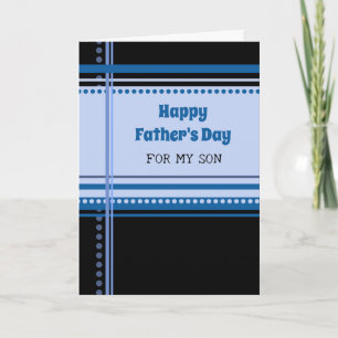 Retro Son Happy Father's Day Card