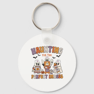 Retro Sonographer Ultrasound Tech Halloween Vascul Key Ring