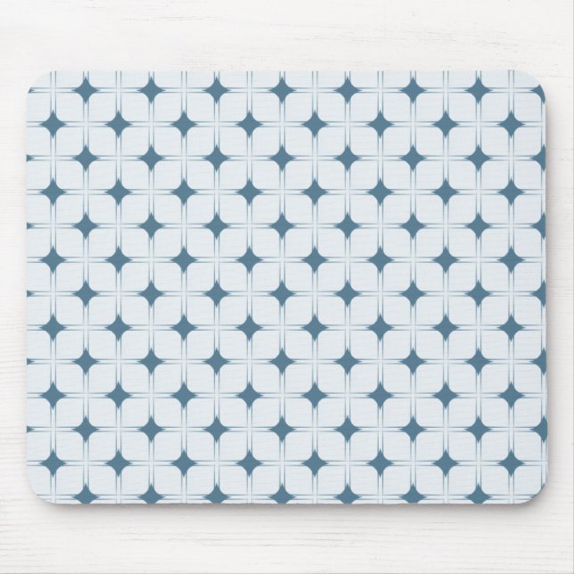 Retro Sophistication Mousepad, Blue Mouse Pad (Front)