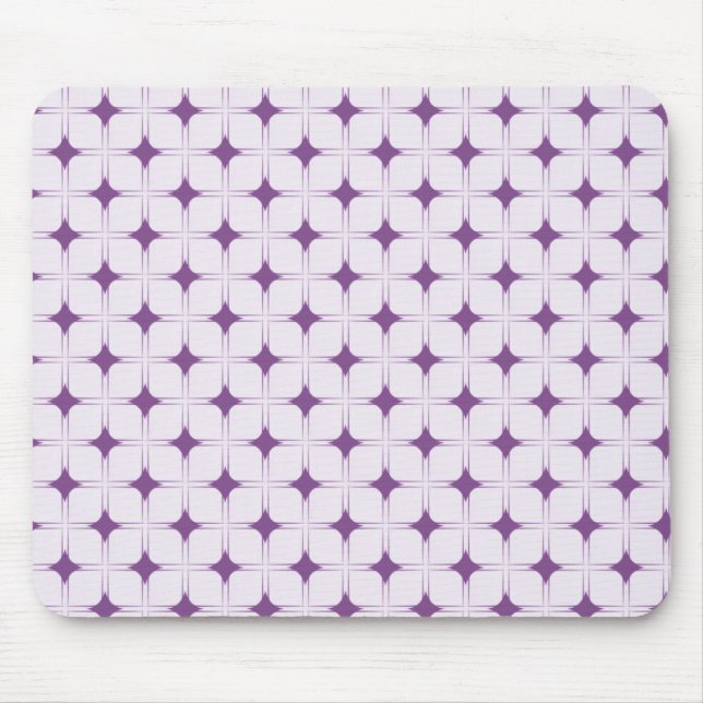 Retro Sophistication Mousepad, Purple Mouse Pad (Front)
