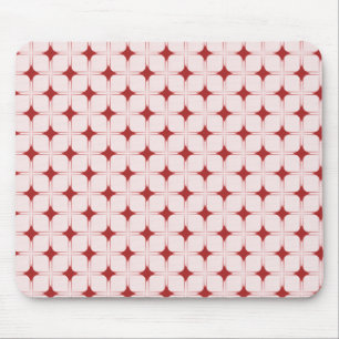 Retro Sophistication Mousepad, Red Mouse Pad