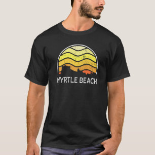 Retro South Carolina City Myrtle Beach Visitors Sk T-Shirt