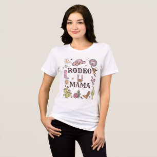 Retro Southwestern Cowgirl Rodeo Mama Shirt
