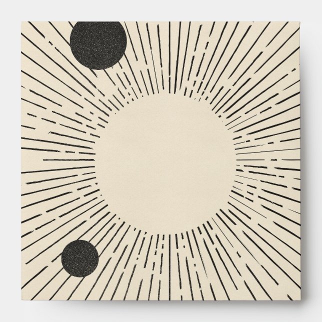 Retro Space Art Envelope (Front)