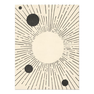 Retro Space Art Photo Print