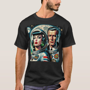 Retro Space Astronauts T-Shirt