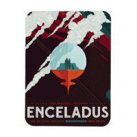 Retro Space Poster-Cassini Mission To Saturn