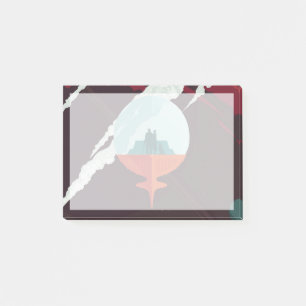 Retro Space Poster-Cassini Mission To Saturn Post-it Notes