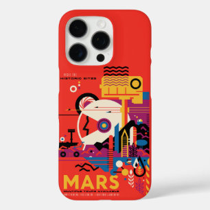 Retro Space Poster - Mars Exploration Program. iPhone 16 Pro Case