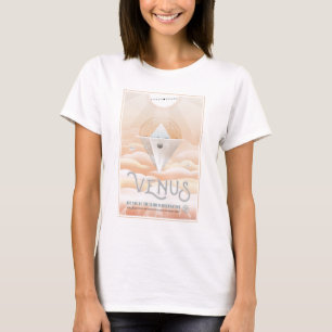 Retro Space Poster-Observatory In The Solar System T-Shirt
