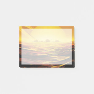 Retro Space Poster-Saturn's Largest Moon, Titan. Post-it Notes