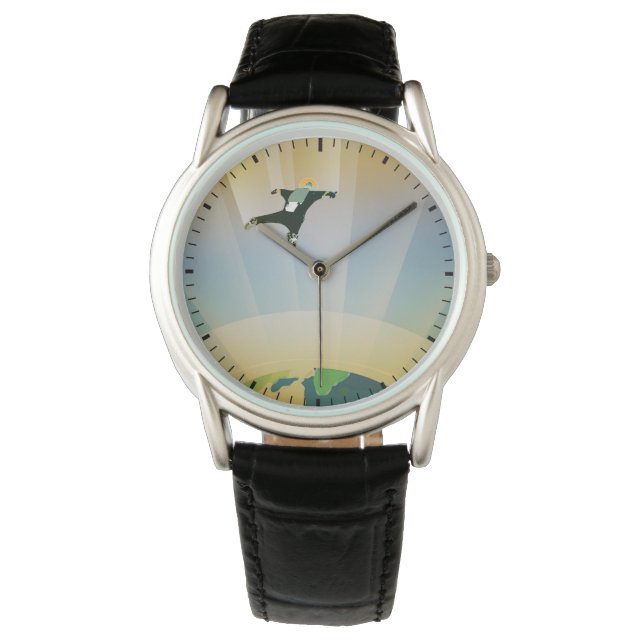 Retro Space Poster-The Gravity Of A Super Earth Watch (Front)