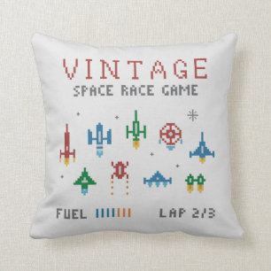 Retro Space Race Cushion