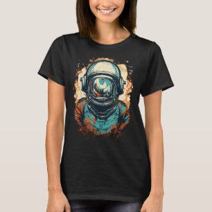 Retro Spaceman Art Street Art Pop Art Graffiti Art T-Shirt