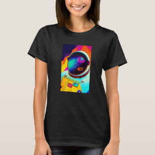 Retro Spaceman Astronaut Vintage Psychedelic Tripp T-Shirt