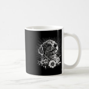 Retro Spanish Water Dog Lover Tattoo Style Coffee Mug