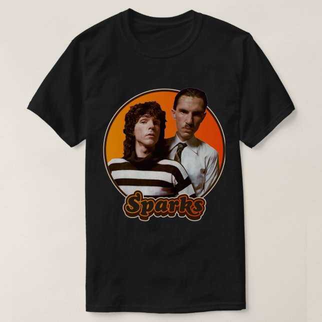 Retro Sparks Band Tribute Classic T-Shirt (Design Front)