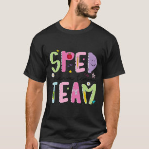 Retro Special Education Squad Groovy Dream Team Sp T-Shirt