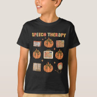 Retro Speech Therapy Slp Fall Pumpkin Speech Thera