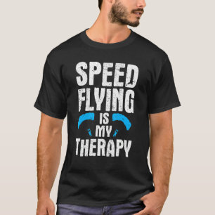 Retro Speed Flying Pilot Paragliding Vintage Speed T-Shirt