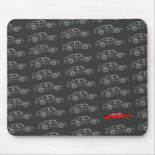 retro spg outline mousepad