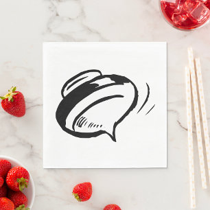 Retro Spinning Top Napkin
