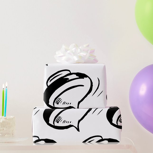 Retro Spinning Top Wrapping Paper (Creator Uploaded)