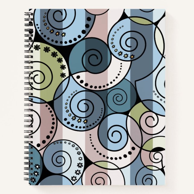 Retro, spiral notebook (Front)