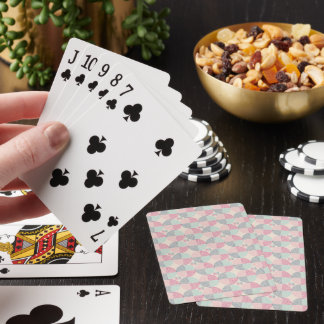 Retro Spiral Vibes Playing Cards