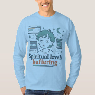 Retro Spiritual Quote T-Shirt - "Spiritual Level: