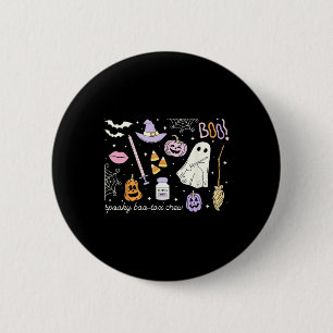 Retro Spooky Boo-tox Crew Aesthetic Injector Nurse 6 Cm Round Badge