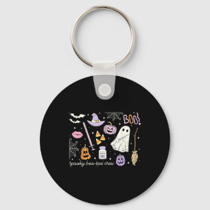 Retro Spooky Boo-tox Crew Aesthetic Injector Nurse Key Ring