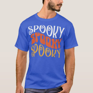Retro Spooky Candy Corn Halloween 1198 T-Shirt