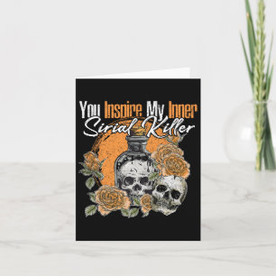 Retro Spooky Season - You Inspire My Inner Serial Card