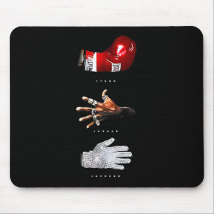 Retro Sport Lover Basic Boxing Vintage Hand Glove Mouse Pad