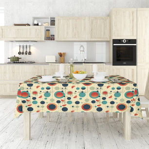 Retro Spots and Dots Tablecloth