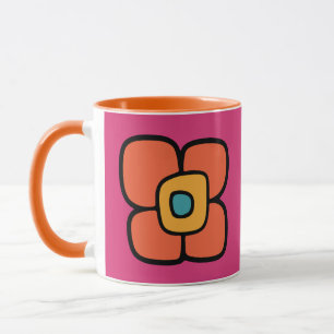 Retro Spring Blossom Mug