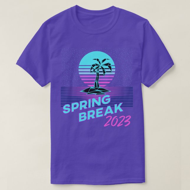 Retro Spring Break 2023 T-Shirt (Design Front)