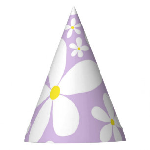 Retro Spring Daisies #1 #decor #art Party Hat
