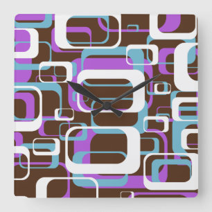 Retro Square Wall Clock