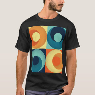 Retro Squares & Circles: 1960s Pattern T-Shirt