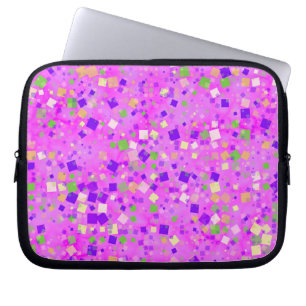 Retro squares! laptop sleeve
