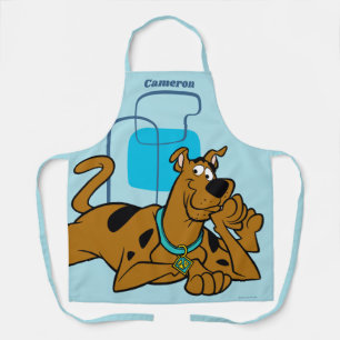 Retro Squares Scooby-Doo Lying Down Apron