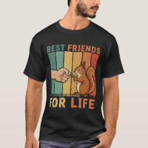 Retro Squirrel Bestie - Fist Bump Forever