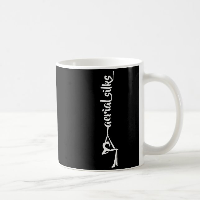 Retro Srt Aerial Silks Quote Funny Basic  Coffee Mug (Right)
