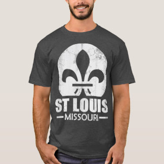 Retro St Louis Flag Missouri State Vintage Fade T-Shirt