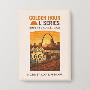 Retro St Louis Missouri Route 66 Landmark Art