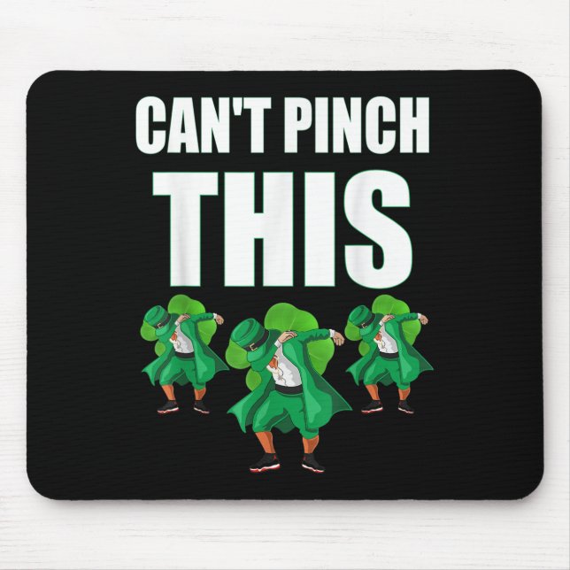 Retro St Patrick's Day Can't Nch This  Mouse Pad (Front)